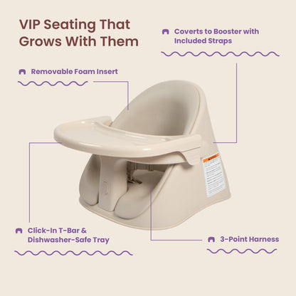 Proper Posture Floor and Booster SeatBooster Feeding SeatBoppy